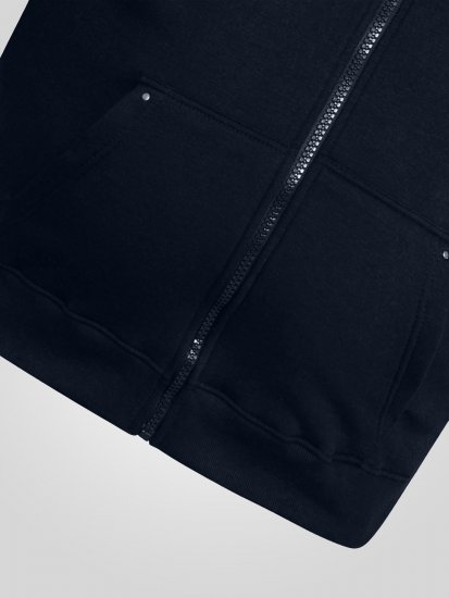 D555 Cantor Hoodie Navy - Puloverji & jopice - Moški Puloverji & Jopice za Močnejše Postave