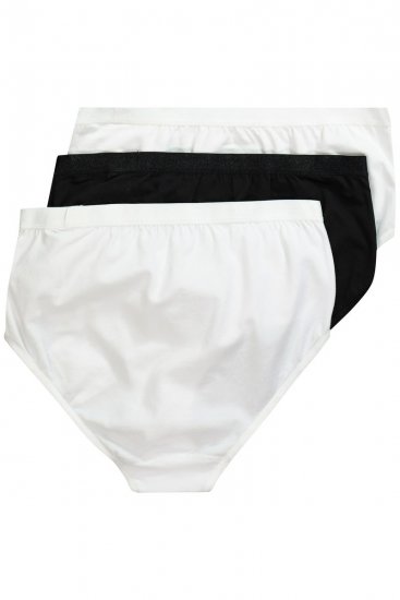 Ulla Popken 309783 Spodnjice 3 kosa Bela - Spodnjice - 