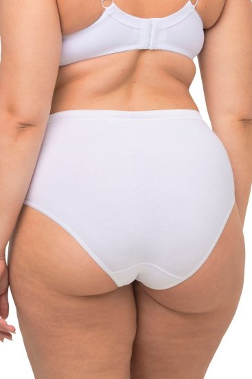 Ulla Popken 309783 Spodnjice 3 kosa Bela - Spodnjice - 