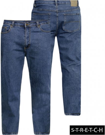 Rockford Carlos Stretch Jeans Blue - Kavbojke & hlače - Moške Kavbojke in Hlače za Močnejše Postave