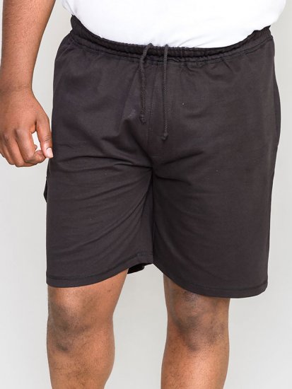 D555 John "Lightweight" Jog shorts Black - Trenirke & kratke trenirke - Moške Trenirke za Močnejše Postave