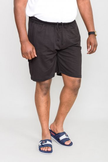 D555 John "Lightweight" Jog shorts Black - Trenirke & kratke trenirke - Moške Trenirke za Močnejše Postave