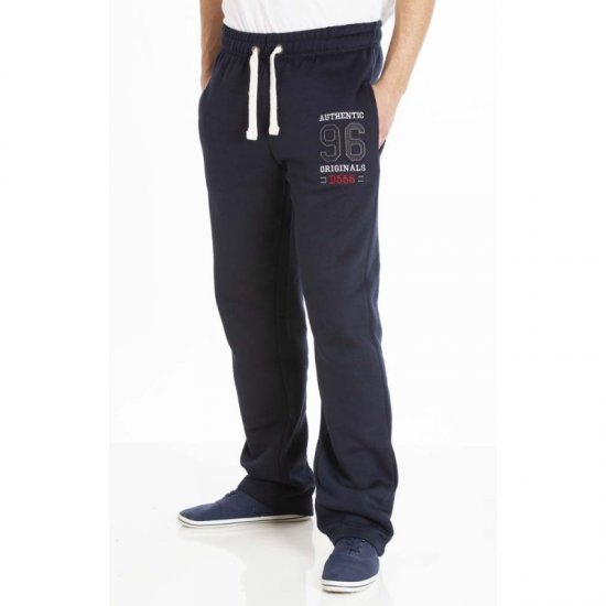 D555 Portland Sweatpants Navy - Trenirke & kratke trenirke - Moške Trenirke za Močnejše Postave