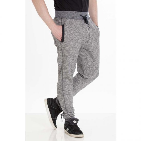 D555 Denzel Sweatpants Grey - Trenirke & kratke trenirke - Moške Trenirke za Močnejše Postave