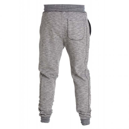 D555 Denzel Sweatpants Grey - Trenirke & kratke trenirke - Moške Trenirke za Močnejše Postave