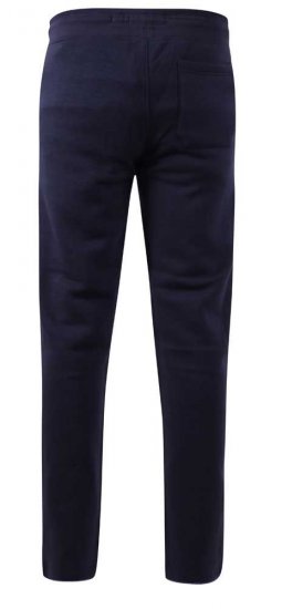 D555 Chilworth Open Hem Jogger Navy - Trenirke & Kratke trenirke - Moške Trenirke za Močnejše Postave