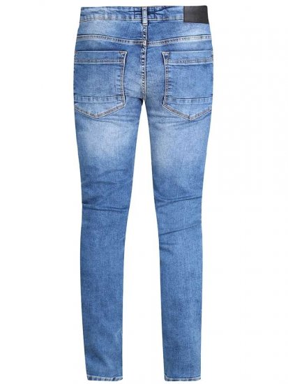 D555 Boxwell Ripped Jeans Stonewash - Kavbojke & hlače - Moške Kavbojke in Hlače za Močnejše Postave