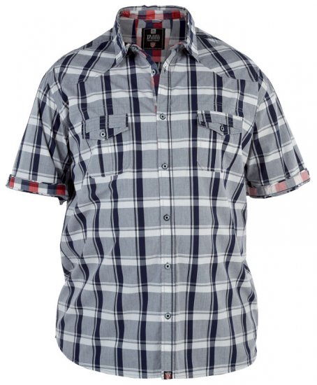 D555 Asia Shirt - Srajce - Moške srajce za Močnejše Postave