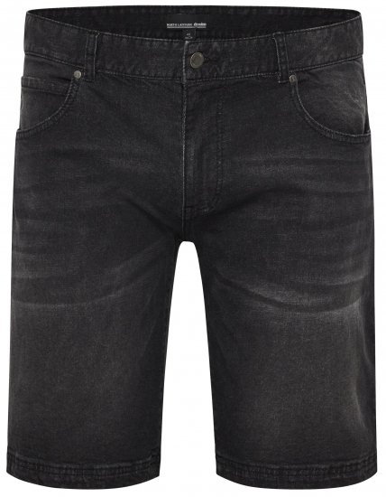 North Latitude 51336 denim kratke hlače črne - Kratke hlače - Moške Kratke Hlače za Močnejše Postave