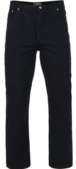 Kam Jeans 150-Jeans Black TALL SIZES - MOŠKA OBLAČILA MT-6XLT - DALJŠI kroji