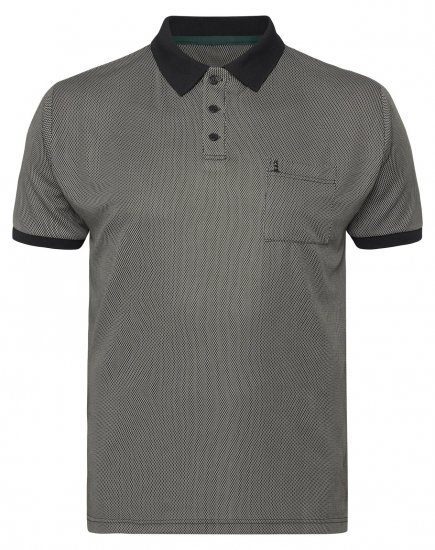 North Latitude Cool Effect Polo Majica Črna - Polo majice - Moške Polo Majice za Močnejše Postave