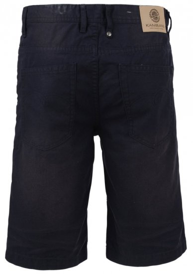 Kam Jeans Marco Shorts Black - Kratke hlače - Moške Kratke Hlače za Močnejše Postave