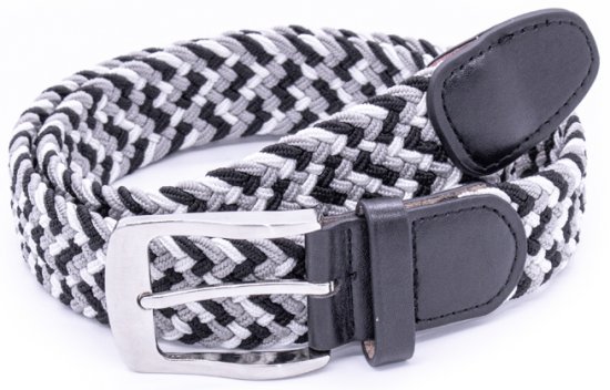 D555 Quinn Braided Belt Multi-colour - Pasovi - Moški Pasovi Večje Velikosti