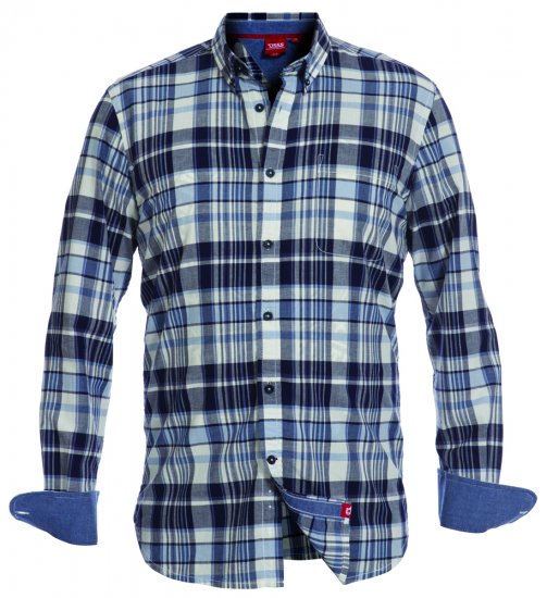 D555 Gareth Tee + Shirt - Srajce - Moške srajce za Močnejše Postave