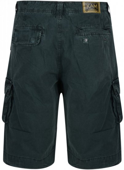 Kam Jeans 386 Cargo Shorts Grey - Kratke hlače - Moške Kratke Hlače za Močnejše Postave