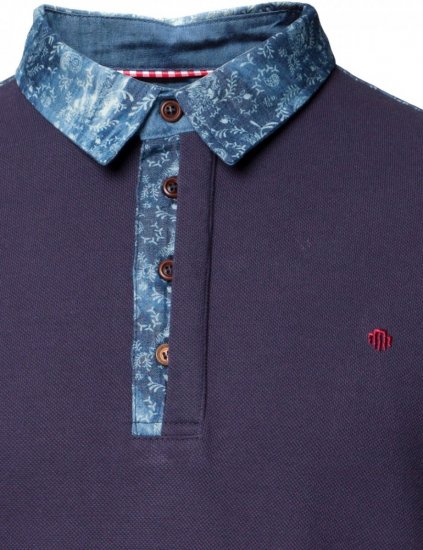 Mish Mash Trafalgar Navy - Polo majice - Moške Polo Majice za Močnejše Postave