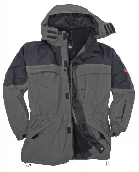 Marc & Mark 2-layer Skijacket Grey - Delovne obleke - Delovne Obleke Močnejše postave