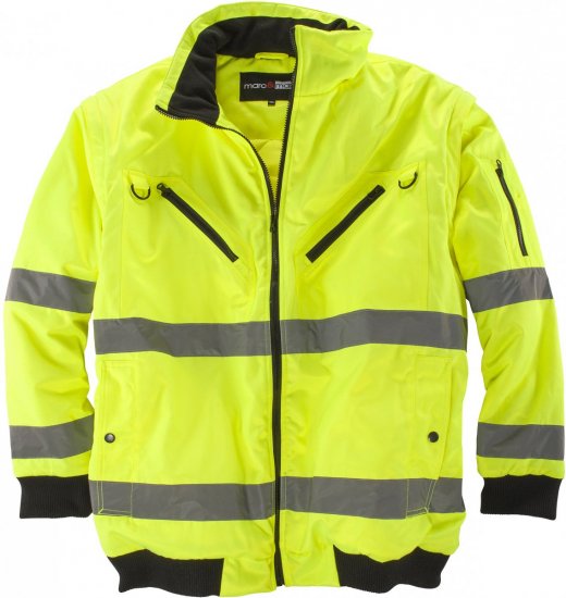 Marc & Mark Hi-Vis Jacket/vest Yellow - Delovne obleke - Delovne Obleke Močnejše postave