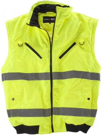 Marc & Mark Hi-Vis Jacket/vest Yellow - Delovne obleke - Delovne Obleke Močnejše postave