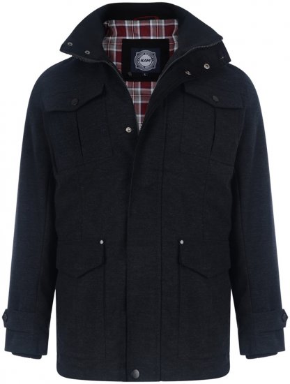 Kam Jeans Jacket KV43 - Jakne - Moške bunde za Močnejše Postave