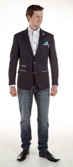 D555 Curt Blazer - Obleke - Velike številke oblek za moške