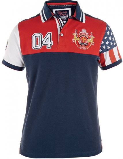 D555 Conway Royal Racing Polo - Polo majice - Moške Polo Majice za Močnejše Postave