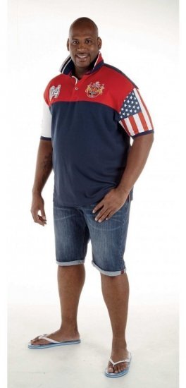 D555 Conway Royal Racing Polo - Polo majice - Moške Polo Majice za Močnejše Postave