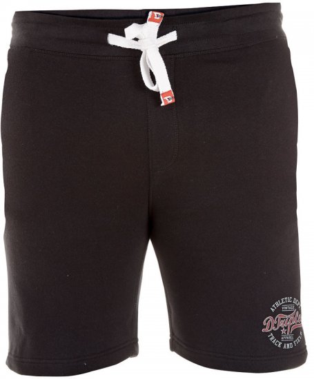 D555 Troy Black Short - Trenirke & kratke trenirke - Moške Trenirke za Močnejše Postave