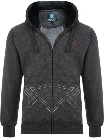 Kam Jeans Eagle Print Hoody - Puloverji & jopice - Moški Puloverji & Jopice za Močnejše Postave