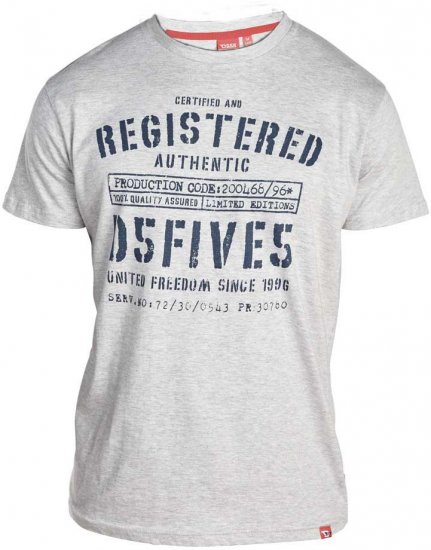 D555 WARWICK Long Sleeve Shirt & T-shirt Combo - Srajce - Moške srajce za Močnejše Postave