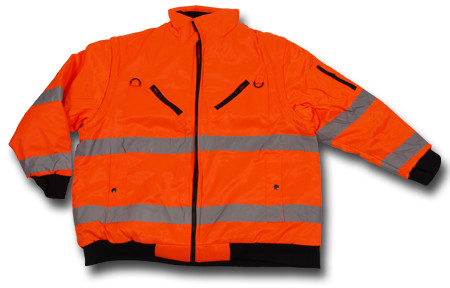 Marc & Mark Hi-Vis Work-jacket/vest Orange - Delovne obleke - Delovne Obleke Močnejše postave