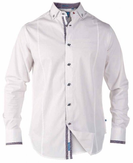 D555 Lipeck Long Sleeve Shirt - Srajce - Moške srajce za Močnejše Postave
