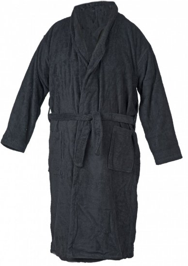 Abraxas Bathrobe 100% Cotton Black - Spodnje perilo & kopalne hlače - Moško Spodnje Perilo za močnejše postave