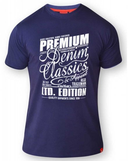 D555 JAIDEN Short Sleeve Shirt & T-shirt Combo - Srajce - Moške srajce za Močnejše Postave