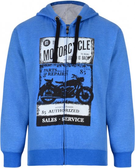 Kam Jeans 790 Motorcycle Hoodie - Puloverji & jopice - Moški Puloverji & Jopice za Močnejše Postave