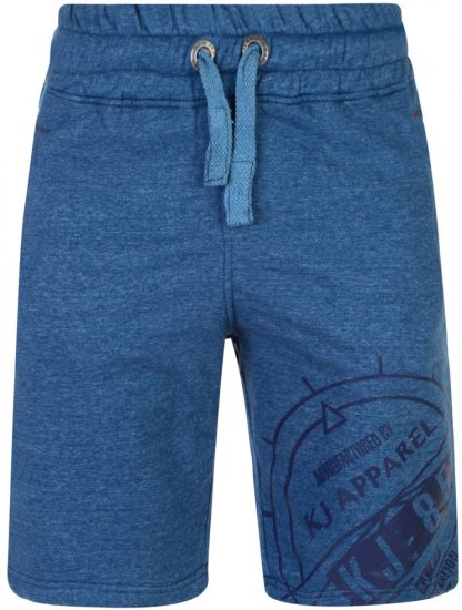 Kam Jeans 302 Fashion Sweat Shorts Blue - Trenirke & kratke trenirke - Moške Trenirke za Močnejše Postave