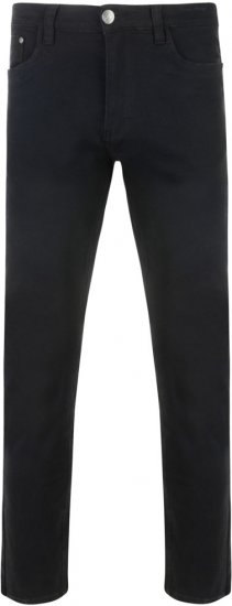 Kam Jeans Alba 5-pocket Stretch Chinos Black TALL SIZES - MOŠKA OBLAČILA MT-6XLT - DALJŠI kroji