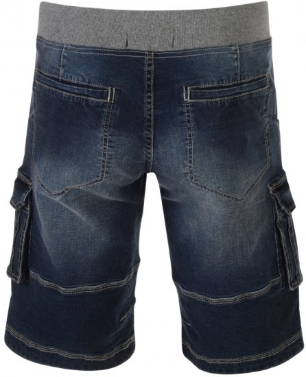 Kam Jeans Dito Denim Shorts Dark Used - Kratke hlače - Moške Kratke Hlače za Močnejše Postave