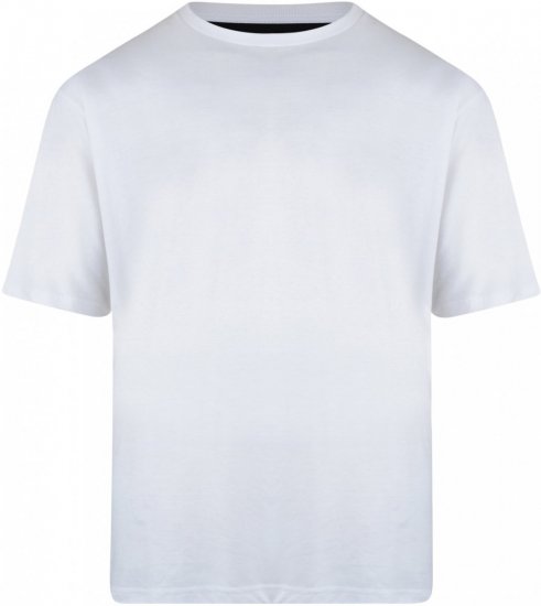 Motley Denim T-shirt White - Kratke Majice - Moške kratke majice za močnejše postave