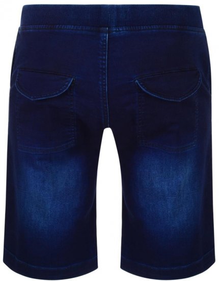 Kam Jeans Knitted Denim Shorts - Kratke hlače - Moške Kratke Hlače za Močnejše Postave
