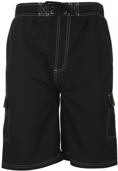 Motley Denim Swim Shorts Black - Spodnje perilo & kopalne hlače - Moško Spodnje Perilo za močnejše postave