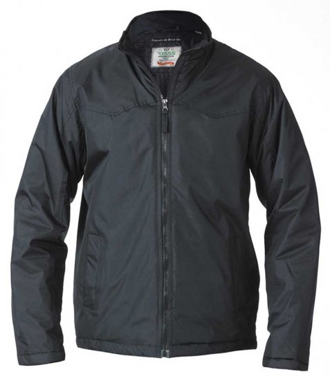D555 Rayford Light Padded Jacket Black - Jakne - Moške bunde za Močnejše Postave