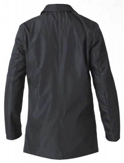 D555 Hampton Raincoat Black - Jakne - Moške bunde za Močnejše Postave