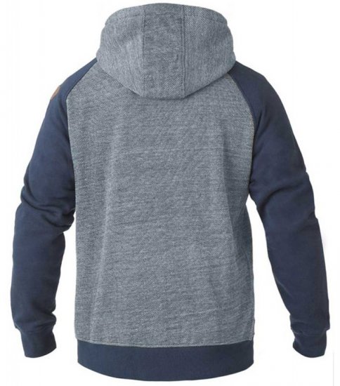 D555 Cristiano Hoodie Blue/Navy - Puloverji & jopice - Moški Puloverji & Jopice za Močnejše Postave