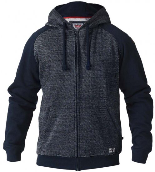 D555 Cristiano Hoodie Grey/Black - Puloverji & jopice - Moški Puloverji & Jopice za Močnejše Postave