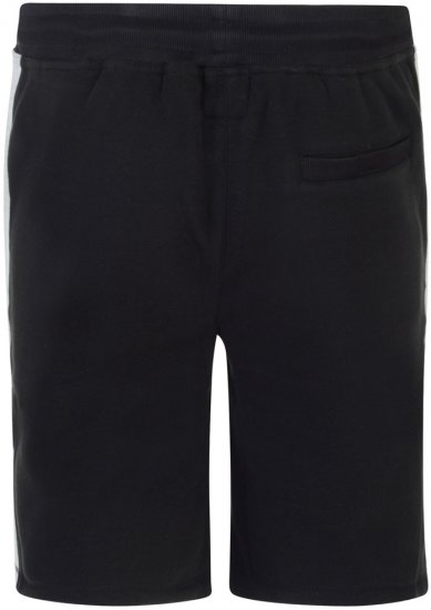 Kam Jeans Sweat Jog Shorts Black - Trenirke & kratke trenirke - Moške Trenirke za Močnejše Postave