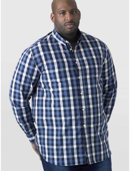 D555 Webber LS Shirt - Srajce - Moške srajce za Močnejše Postave