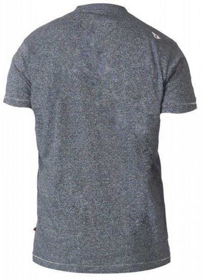 D555 Lorne T-shirt Grey Twist - Kratke Majice - Moške kratke majice za močnejše postave