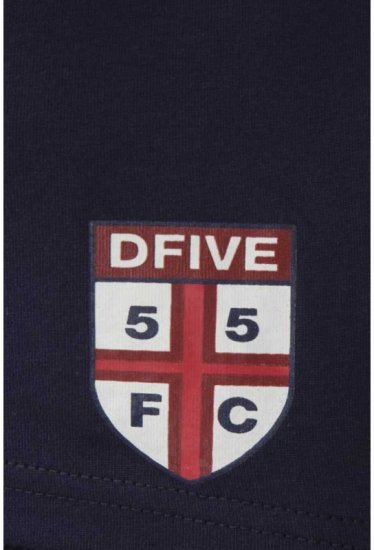 D555 Leon T-shirt Navy - Kratke Majice - Moške kratke majice za močnejše postave