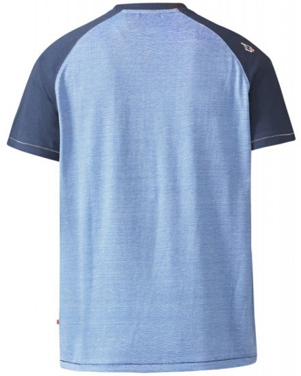 D555 Gunner T-shirt Blue - Kratke Majice - Moške kratke majice za močnejše postave